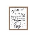 Picture of Silhouette Leaves III _GroupedProduct_Rectangle_Portrait_Framed_Matted_