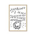 Picture of Silhouette Leaves III _GroupedProduct_Rectangle_Portrait_Framed_Matted_