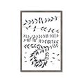 Picture of Silhouette Leaves III _GroupedProduct_Rectangle_Portrait_Framed_Matted_