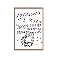 Picture of Silhouette Leaves III _GroupedProduct_Rectangle_Portrait_Framed_Matted_