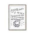 Picture of Silhouette Leaves III _GroupedProduct_Rectangle_Portrait_Framed_Matted_