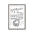 Picture of Silhouette Leaves III _GroupedProduct_Rectangle_Portrait_Framed_Matted_