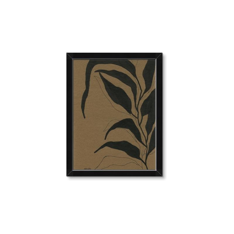 Picture of Silhouette Corn Leaves _GroupedProduct_Rectangle_Portrait_Framed_Matted_