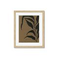 Picture of Silhouette Corn Leaves _GroupedProduct_Rectangle_Portrait_Framed_Matted_