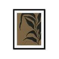 Picture of Silhouette Corn Leaves _GroupedProduct_Rectangle_Portrait_Framed_Matted_