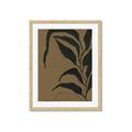 Picture of Silhouette Corn Leaves _GroupedProduct_Rectangle_Portrait_Framed_Matted_