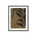 Picture of Silhouette Corn Leaves _GroupedProduct_Rectangle_Portrait_Framed_Matted_