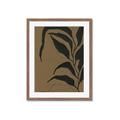 Picture of Silhouette Corn Leaves _GroupedProduct_Rectangle_Portrait_Framed_Matted_