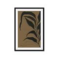 Picture of Silhouette Corn Leaves _GroupedProduct_Rectangle_Portrait_Framed_Matted_