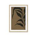 Picture of Silhouette Corn Leaves _GroupedProduct_Rectangle_Portrait_Framed_Matted_