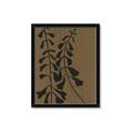 Picture of  Silhouette Bell Flowers _GroupedProduct_Rectangle_Portrait_Framed_Matted_