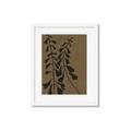 Picture of  Silhouette Bell Flowers _GroupedProduct_Rectangle_Portrait_Framed_Matted_