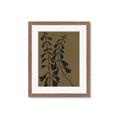 Picture of  Silhouette Bell Flowers _GroupedProduct_Rectangle_Portrait_Framed_Matted_