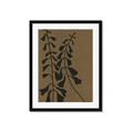 Picture of  Silhouette Bell Flowers _GroupedProduct_Rectangle_Portrait_Framed_Matted_