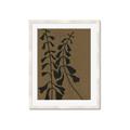 Picture of  Silhouette Bell Flowers _GroupedProduct_Rectangle_Portrait_Framed_Matted_