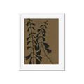 Picture of  Silhouette Bell Flowers _GroupedProduct_Rectangle_Portrait_Framed_Matted_