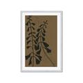 Picture of  Silhouette Bell Flowers _GroupedProduct_Rectangle_Portrait_Framed_Matted_