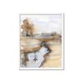 Picture of Painted River _GroupedProduct_Rectangle_Portrait_Framed_Matted_