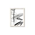Picture of Black & Silver Lines _GroupedProduct_Rectangle_Portrait_Framed_Matted_