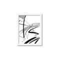 Picture of Black & Silver Lines _GroupedProduct_Rectangle_Portrait_Framed_Matted_