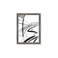 Picture of Black & Silver Lines _GroupedProduct_Rectangle_Portrait_Framed_Matted_