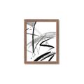 Picture of Black & Silver Lines _GroupedProduct_Rectangle_Portrait_Framed_Matted_