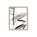 Picture of Black & Silver Lines _GroupedProduct_Rectangle_Portrait_Framed_Matted_