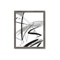 Picture of Black & Silver Lines _GroupedProduct_Rectangle_Portrait_Framed_Matted_