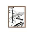 Picture of Black & Silver Lines _GroupedProduct_Rectangle_Portrait_Framed_Matted_