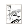 Picture of Black & Silver Lines _GroupedProduct_Rectangle_Portrait_Framed_Matted_