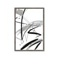 Picture of Black & Silver Lines _GroupedProduct_Rectangle_Portrait_Framed_Matted_