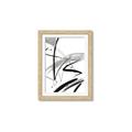 Picture of Black & Silver Lines _GroupedProduct_Rectangle_Portrait_Framed_Matted_
