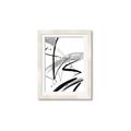 Picture of Black & Silver Lines _GroupedProduct_Rectangle_Portrait_Framed_Matted_
