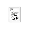 Picture of Black & Silver Lines _GroupedProduct_Rectangle_Portrait_Framed_Matted_