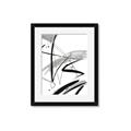 Picture of Black & Silver Lines _GroupedProduct_Rectangle_Portrait_Framed_Matted_