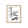 Picture of Black & Silver Lines _GroupedProduct_Rectangle_Portrait_Framed_Matted_