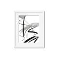 Picture of Black & Silver Lines _GroupedProduct_Rectangle_Portrait_Framed_Matted_