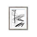 Picture of Black & Silver Lines _GroupedProduct_Rectangle_Portrait_Framed_Matted_