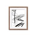 Picture of Black & Silver Lines _GroupedProduct_Rectangle_Portrait_Framed_Matted_