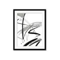Picture of Black & Silver Lines _GroupedProduct_Rectangle_Portrait_Framed_Matted_