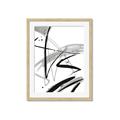 Picture of Black & Silver Lines _GroupedProduct_Rectangle_Portrait_Framed_Matted_