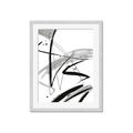 Picture of Black & Silver Lines _GroupedProduct_Rectangle_Portrait_Framed_Matted_