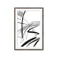Picture of Black & Silver Lines _GroupedProduct_Rectangle_Portrait_Framed_Matted_