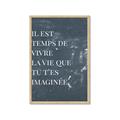 Picture of Il Est Temps De Vivre La Vie IV _GroupedProduct_Rectangle_Portrait_Framed_Matted_
