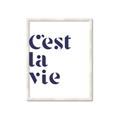 Picture of Cest La Vie II _GroupedProduct_Rectangle_Portrait_Framed_Matted_