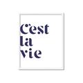 Picture of Cest La Vie II _GroupedProduct_Rectangle_Portrait_Framed_Matted_