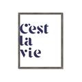 Picture of Cest La Vie II _GroupedProduct_Rectangle_Portrait_Framed_Matted_