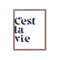 Picture of Cest La Vie II _GroupedProduct_Rectangle_Portrait_Framed_Matted_