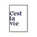 Picture of Cest La Vie II _GroupedProduct_Rectangle_Portrait_Framed_Matted_