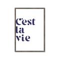 Picture of Cest La Vie II _GroupedProduct_Rectangle_Portrait_Framed_Matted_